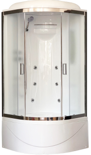 Душевая кабина Royal Bath BK стекло матовое 90x90см RB90BK2-M